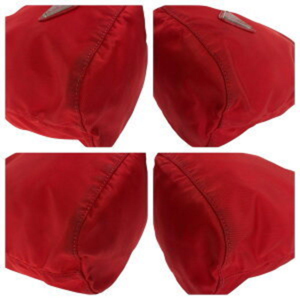 Prada Pouch Accessory Triangular Tessuto Red - image 5